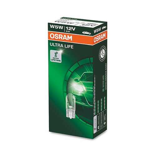 W5W 12V W2.1x9.5d 5W ULTRA LIFE 1 St. Faltschachtel OSRAM