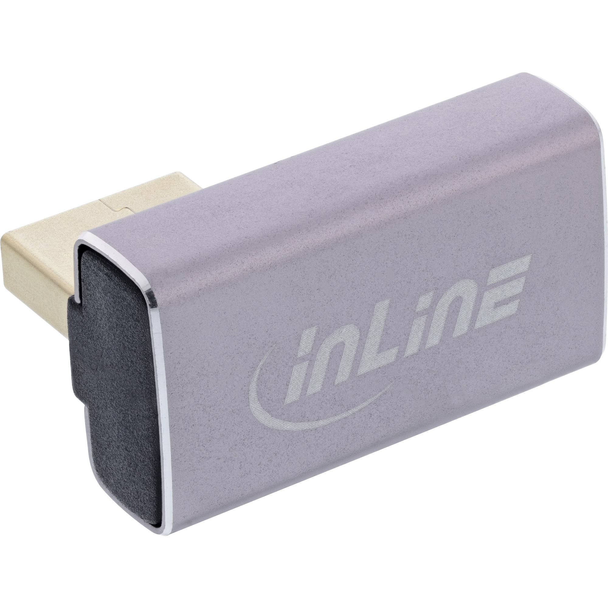 InLine® DisplayPort 1.4 Adapter, DisplayPort St/ Bu, 90° vertikal links, 8K UHD InLine® DisplayPort 1.4 Adapter, DisplayPort St/ Bu, 90° vertikal links, 8K UHD