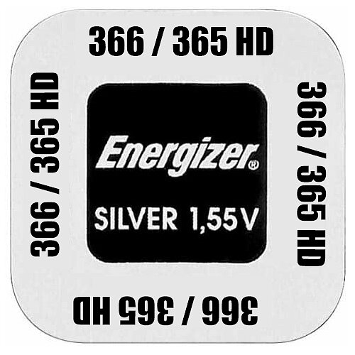 10x SR1116 365 / 366 MultiDrain Silberoxid Batterie Energizer 1,55 V