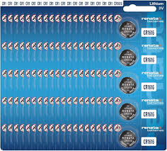 100x Renata CR1616 Lithium Knopfzelle 3V Batterie 