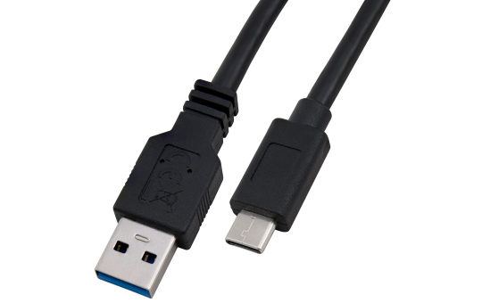 USB 3.2 Kabel, USB-C Stecker auf USB-A Stecker, 3m
