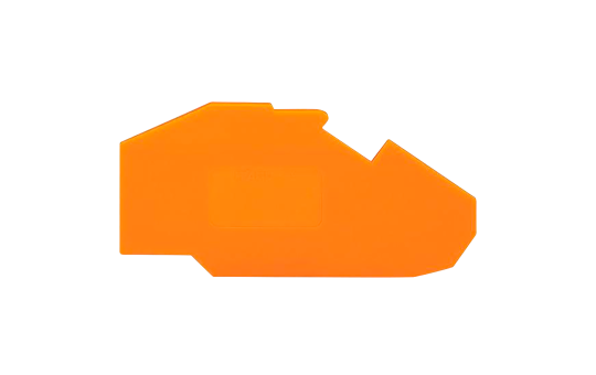 Abschluss- und Zwischenplatte WAGO, 1,5x76,7x43,5mm, orange