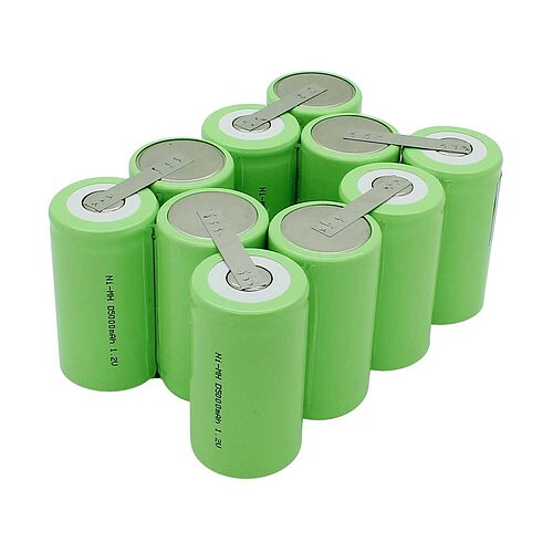 Akkupack NiMH 12V 5000mAh Mono D mit Lötfahnen Akkupack NiMH 12V 5000mAh Mono D mit Lötfahnen
