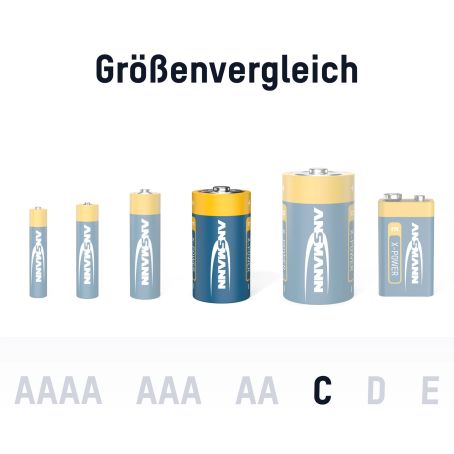 5x2 - Ansmann X-Power Baby C LR14 Alkaline 5x2 - Ansmann X-Power Baby C LR14 Alkaline