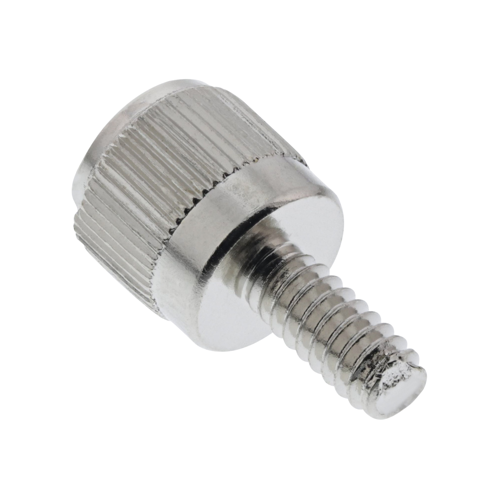 6x Inline® Rändelschrauben, silber, für Gehäuse
