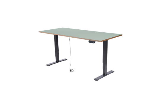 Schreibtisch imstande, Gestell business-b + Platte 140x80cm Aquavert Schreibtisch imstande, Gestell business-b + Platte 140x80cm Aquavert