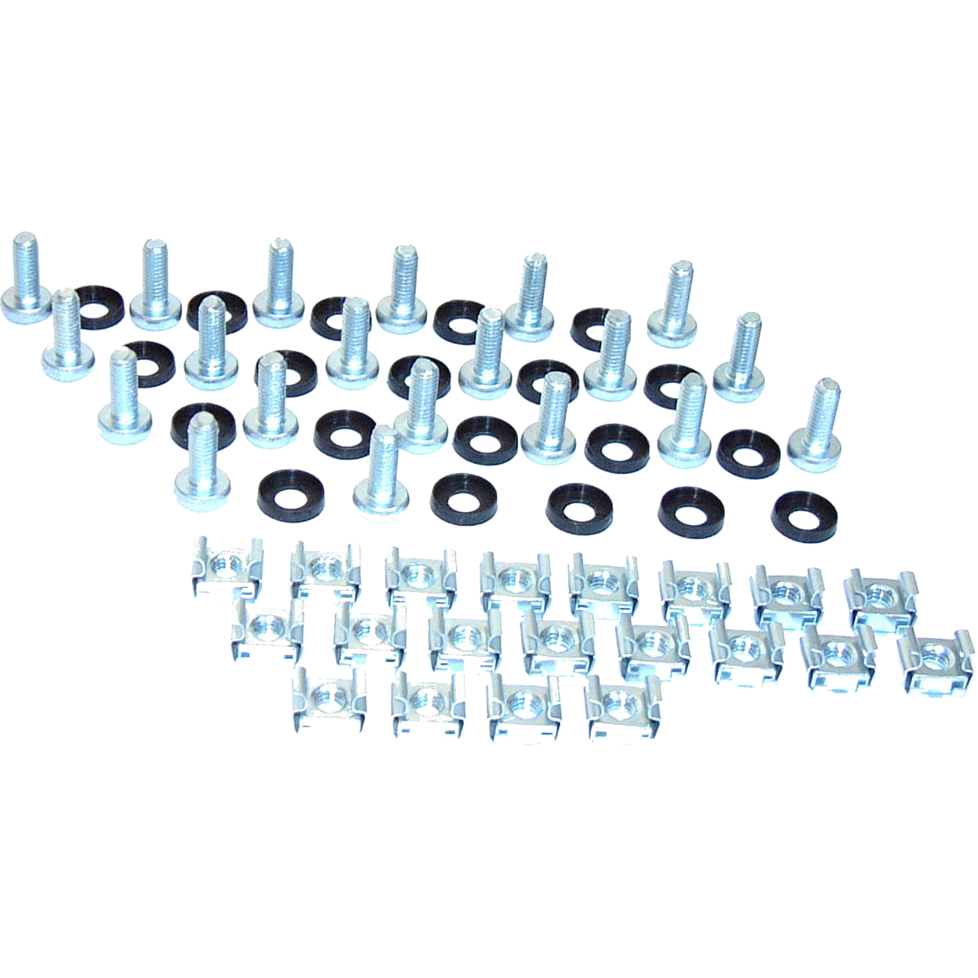 Triton RAX-MO-X09-X1 Käfigmutternset, je 20x Käfigmuttern, Scheiben, Schrauben