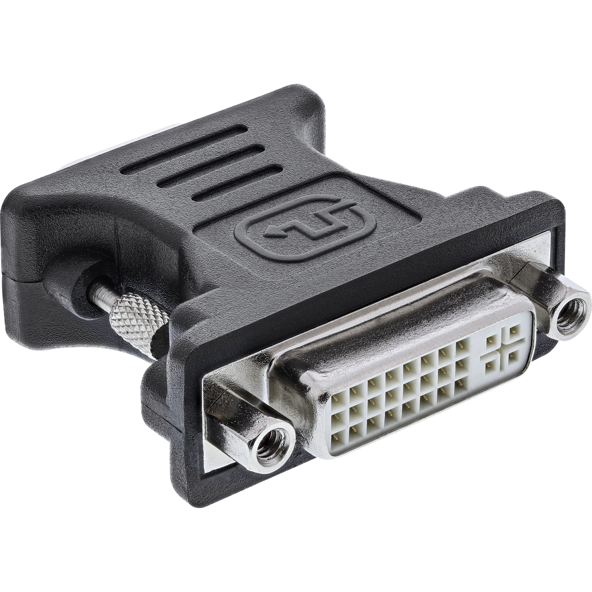 Inline® DVI-A Adapter, Analog 24+5 Buchse auf 15pol HD Stecker (VGA)