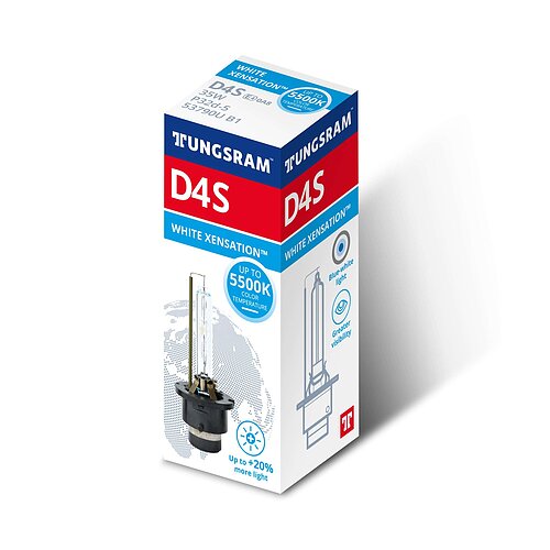 Tungsram D4S 35W P32d-5 WHITE Xensation 5500K +20% Xenon