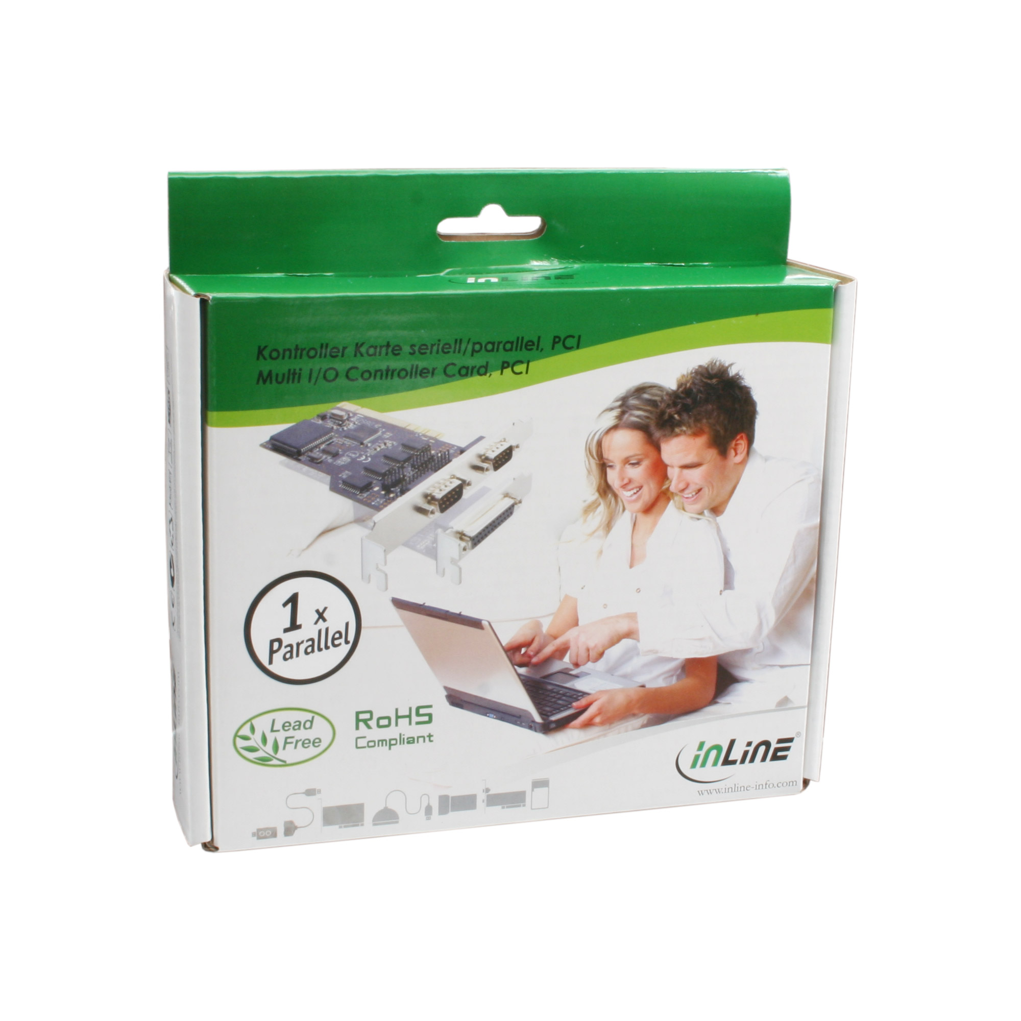Inline® Schnittstellenkarte, 1x LPT parallel, PCI