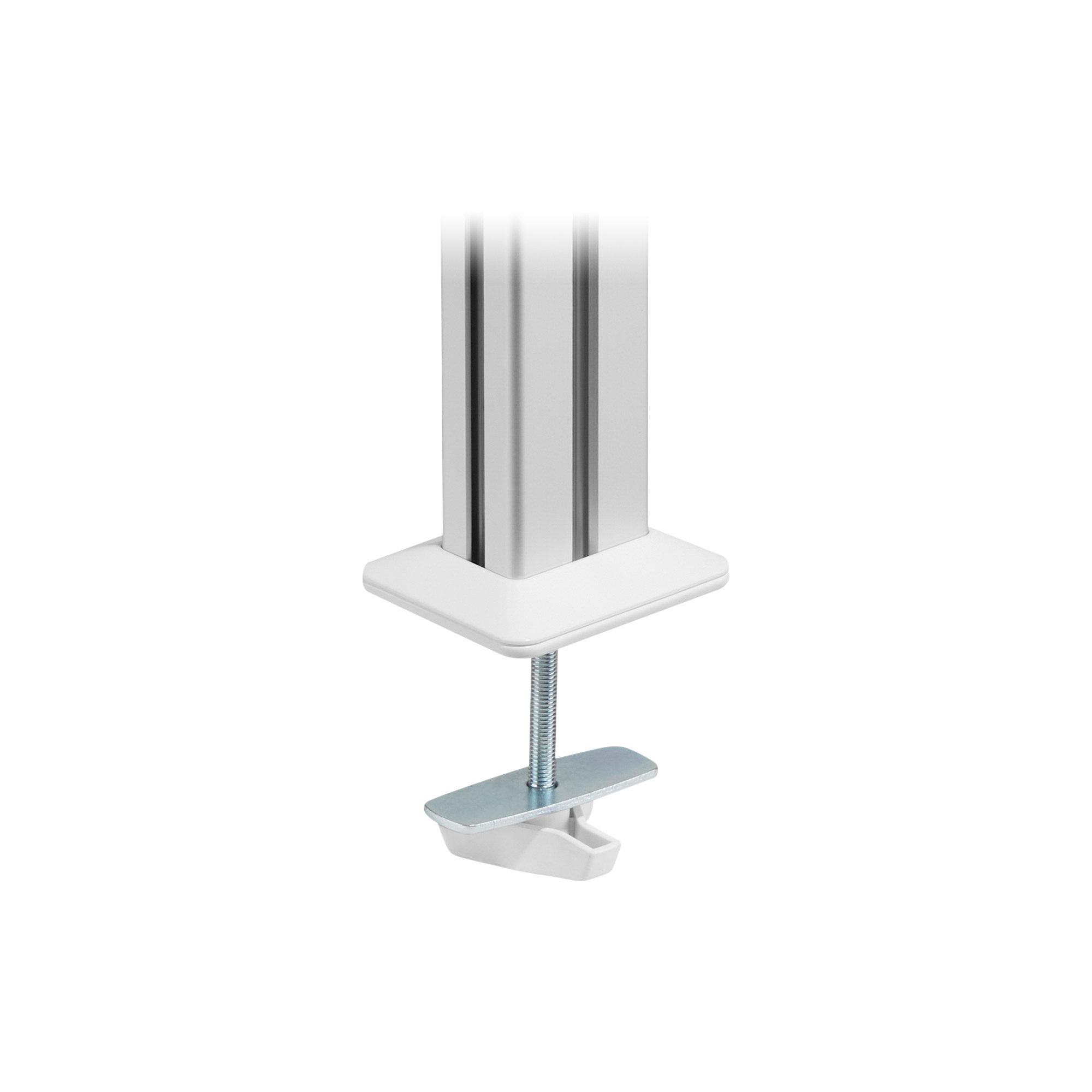 Inline® Slatwall Befestigungssäulen Aluminium, für Tischhalterung Panel, 2er Set