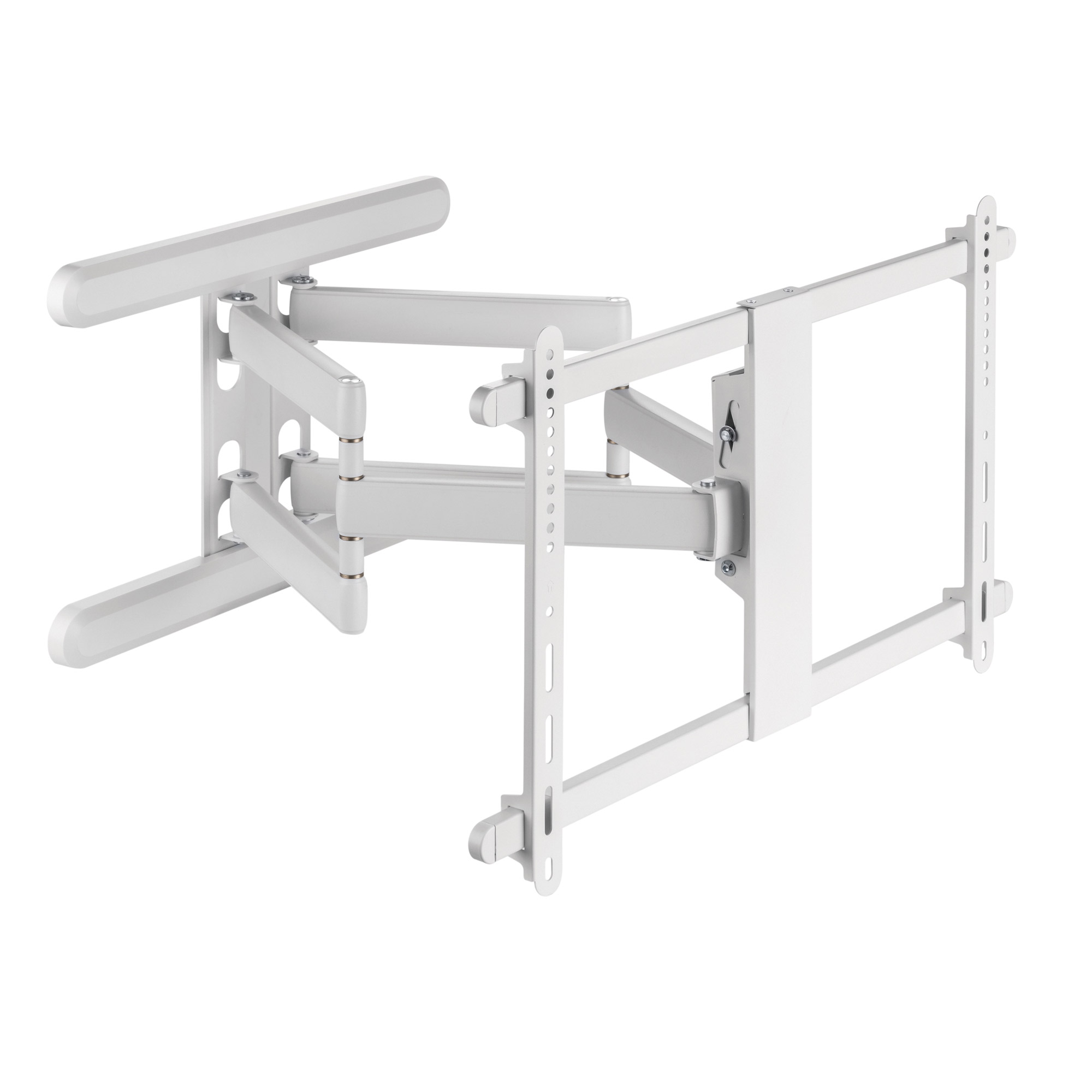 Inline® Premium Aluminium Wandhalterung, für Flach-TV (37-80"), weiß