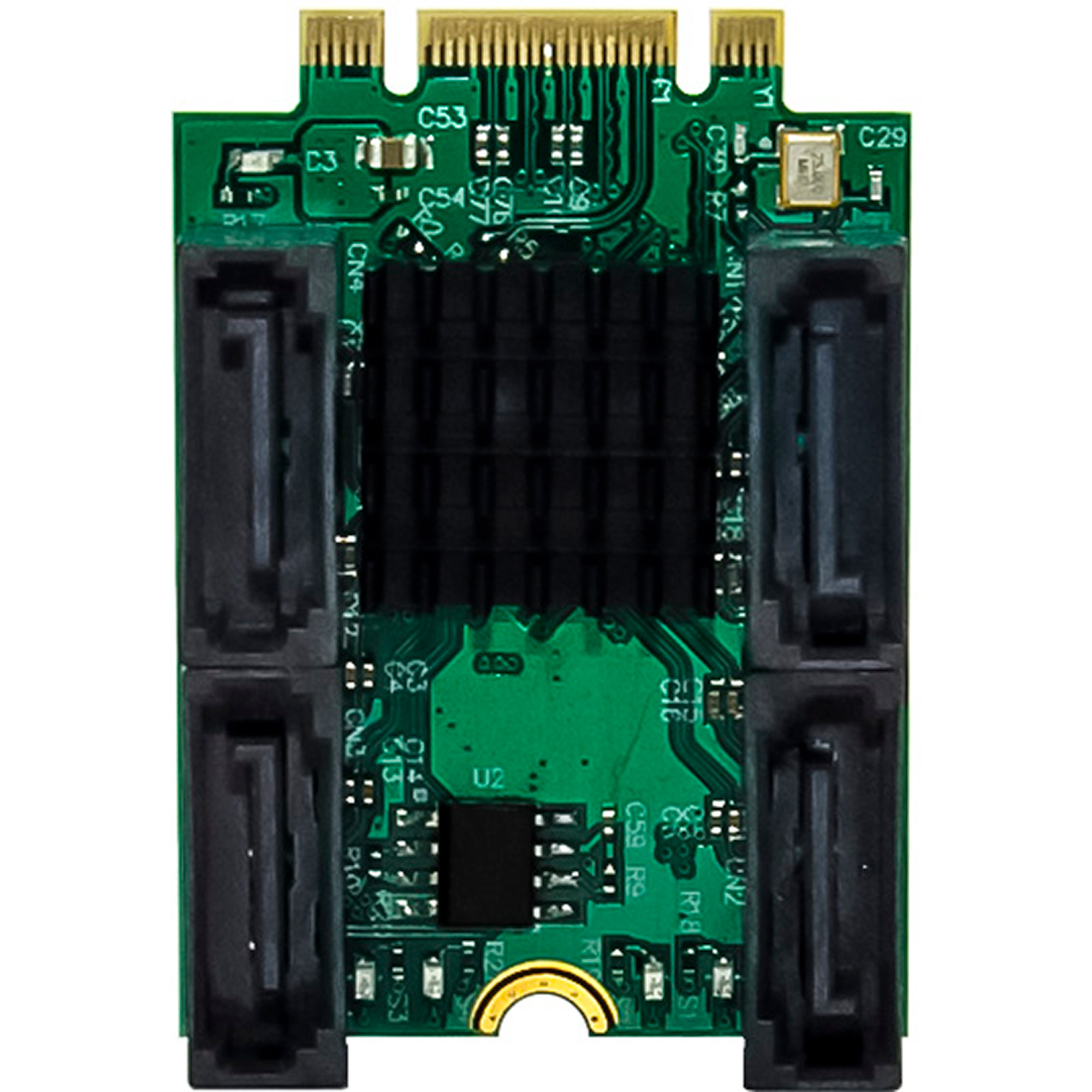 InLine® Schnittstellenkarte M.2 Key B+M zu 4x SATA Stecker, RAID, HyperDuo