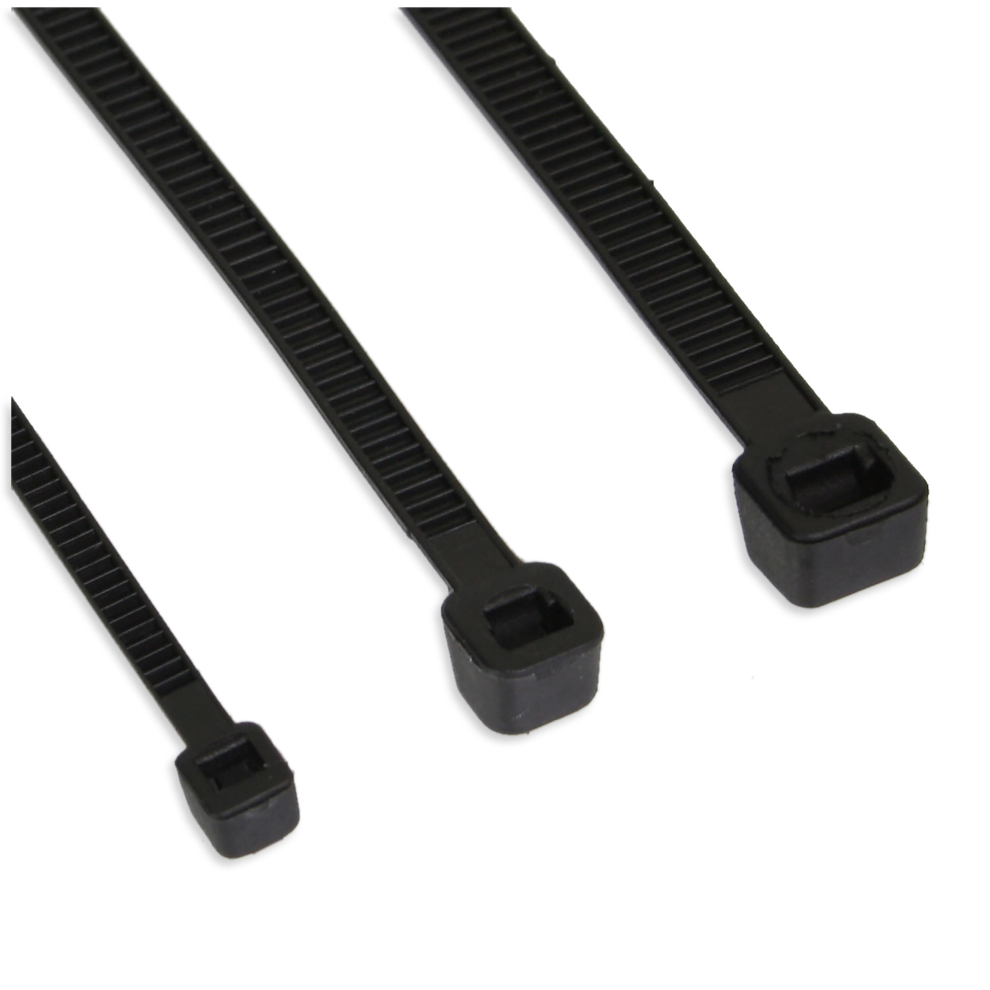 Inline® Kabelbinder, Länge 100mm, Breite 2,5mm, schwarz, 100 Stück
