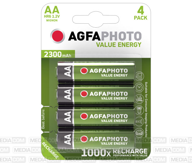 Akku NiMH, Mignon, AA, HR06, 1.2V/2300mAh Akku NiMH, Mignon, AA, HR06, 1.2V/2300mAh