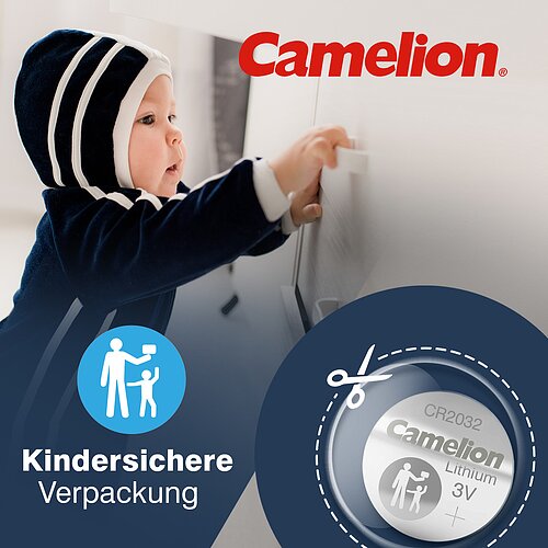 Camelion CR2032 Lithium Knopfzelle 3V - 1 Batterie