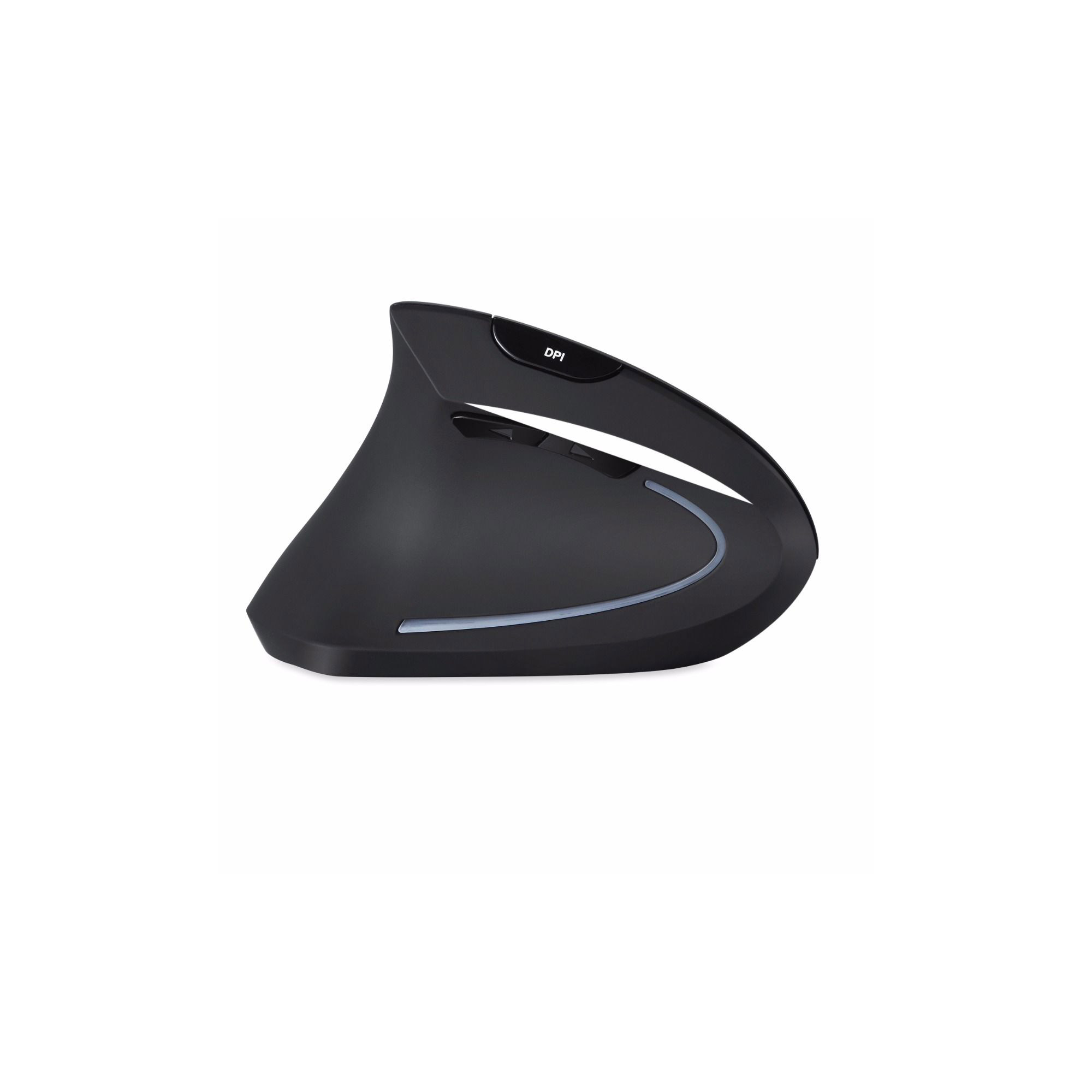 Perixx PERIMICE-713 L, ergonomische Maus, für LinksHänder, vertikal, schwarz