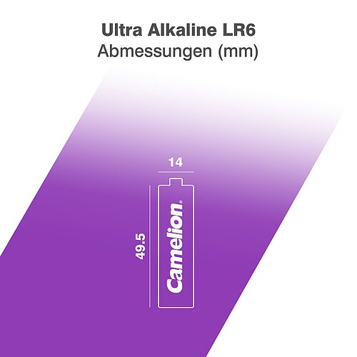 100x Camelion Ultra AA Mignon LR6 Alkaline Batterien