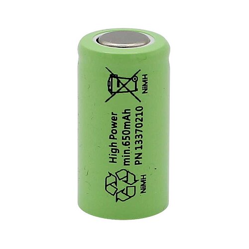 BP AA650P NiMH 650mAh 2/3AA Flattop
