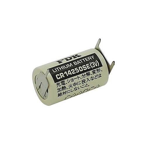 FDK / Sanyo Lithium CR14250SE 3V mit Printanschluß +-- FDK / Sanyo Lithium CR14250SE 3V mit Printanschluß +--