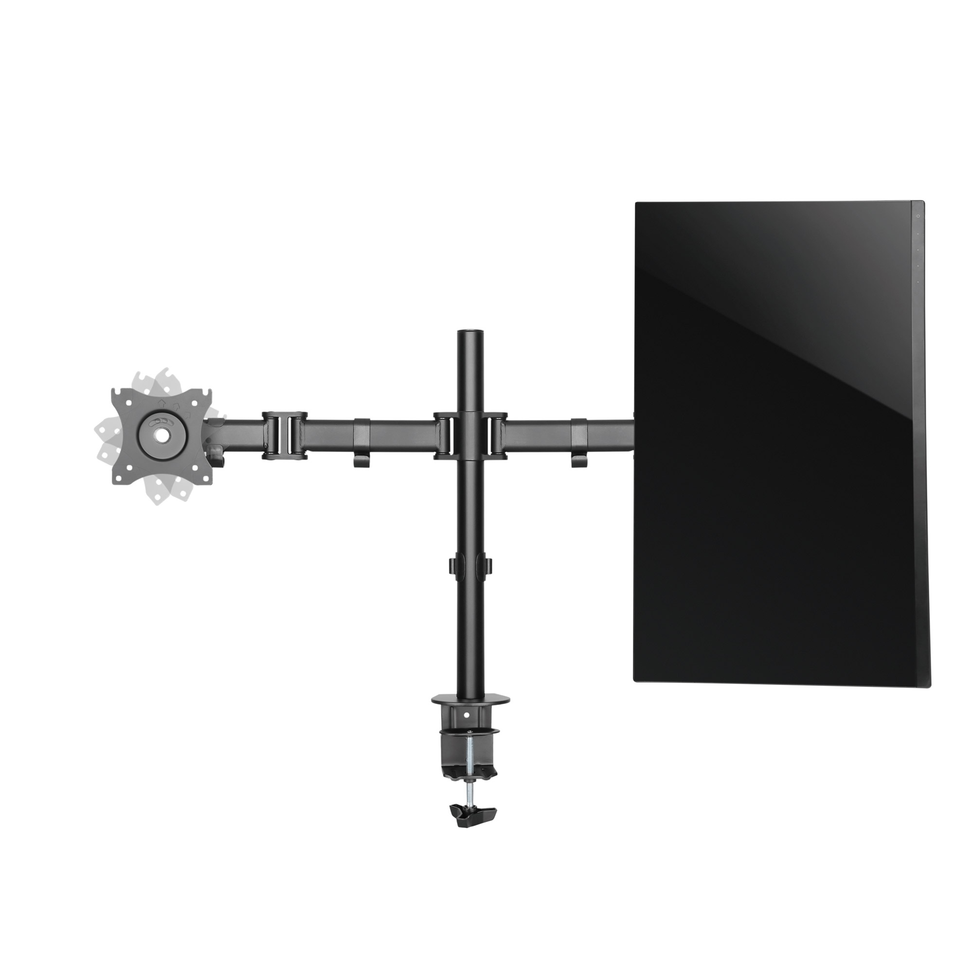 Inline® Tischhalterung, für 2x TFT/LCD/LED bis 68cm (27"), max. 2x8 kg