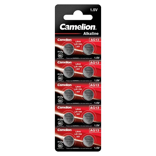 50x Camelion AG13 LR44 LR1154 357 1.5V Alkaline Knopfzelle