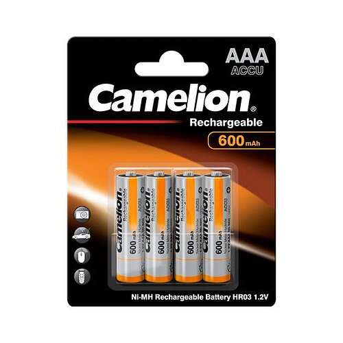 4x Camelion NiMH AAA Micro 600mAh HR03 Classic Akku 4x Camelion NiMH AAA Micro 600mAh HR03 Classic Akku