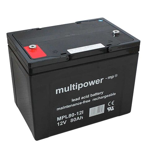 Multipower MPL80-12I AGM 12 V 80 Ah - M6 Schraubanschluss Multipower MPL80-12I AGM 12 V 80 Ah - M6 Schraubanschluss