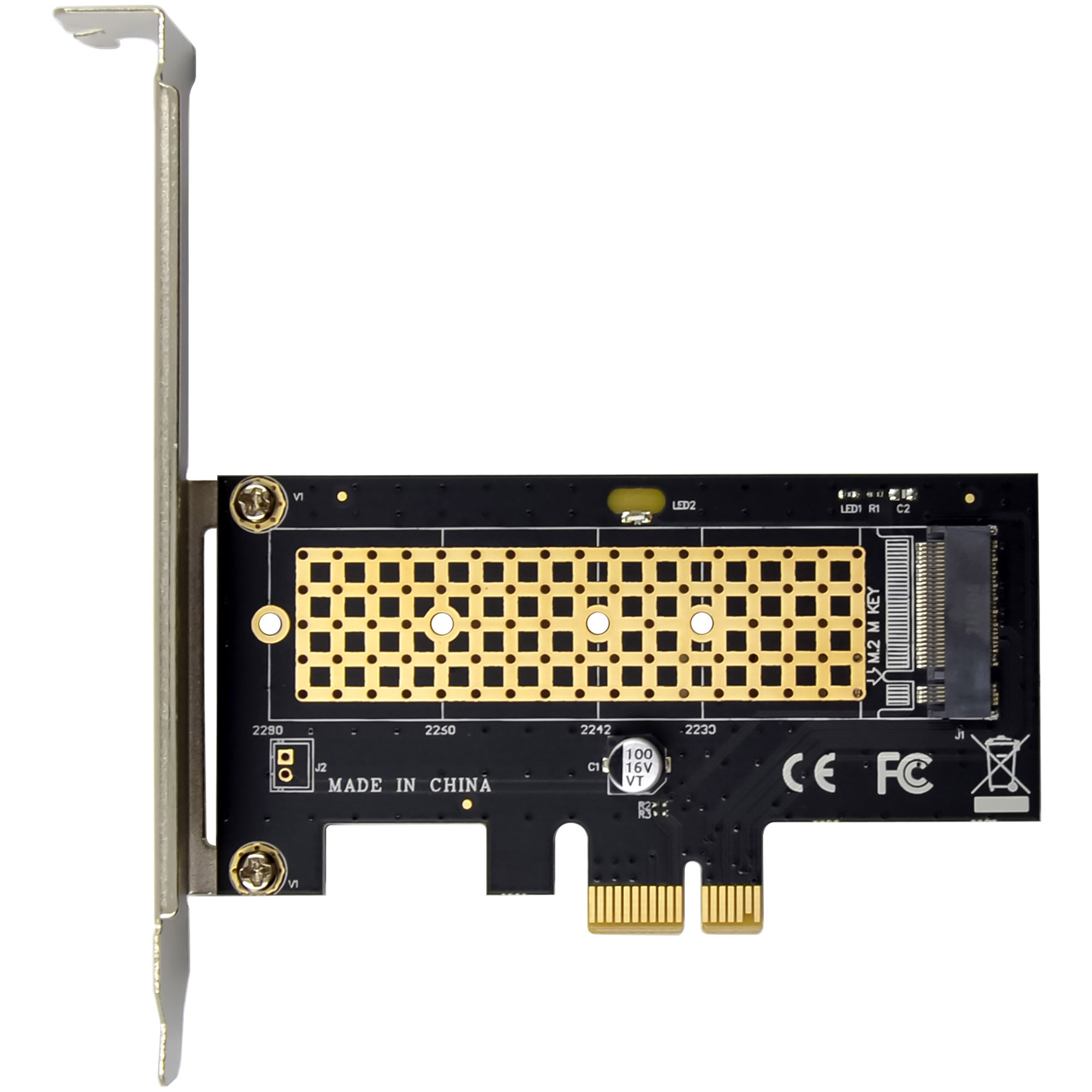 InLine® PCI Express Karte zu 1x intern NVMe M.2 Key M, PCIe x1 InLine® PCI Express Karte zu 1x intern NVMe M.2 Key M, PCIe x1
