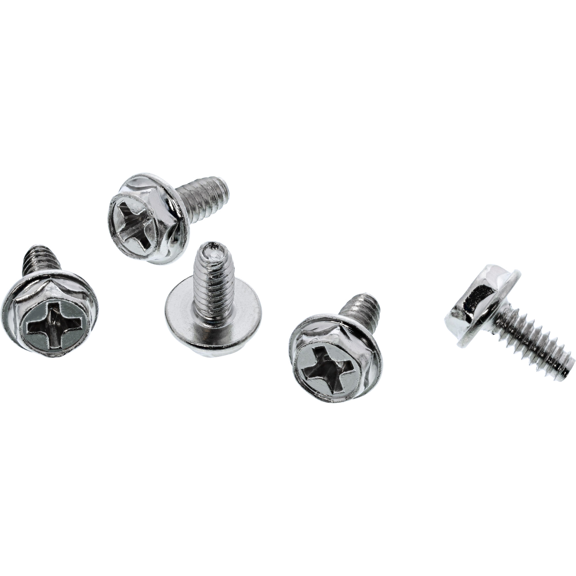 Inline® Schraubenset, für 3,5" Festplatten, lange Ausführung 8mm, 50-teilig