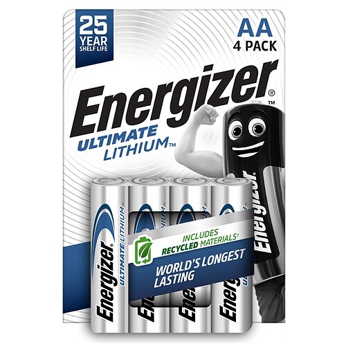 Energizer Ultimate AA Mignon FR6 Lithium Batterie - 40er Verpackung Energizer Ultimate AA Mignon FR6 Lithium Batterie - 40er Verpackung
