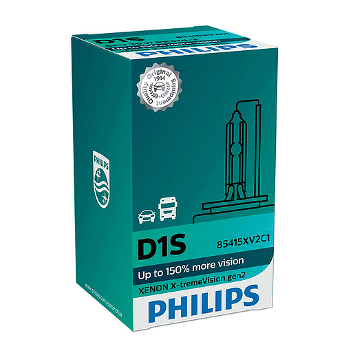 Philips D1S 35W PK32d-2 X-treme Vision +150% Xenon