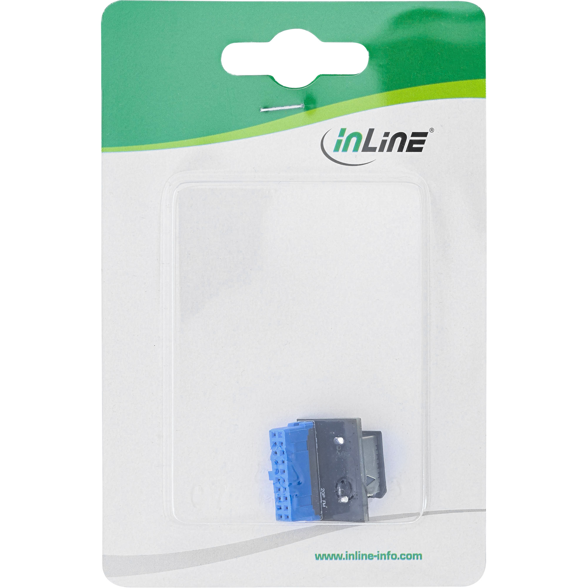 Inline® USB 3.0 zu USB 3.1 Frontpanel Key-A Adapter gerade intern Inline® USB 3.0 zu USB 3.1 Frontpanel Key-A Adapter gerade intern