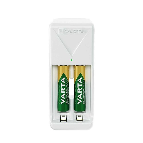 Varta 57656 201 421 Mini Charger inkl. 2x AAA 800mAh 56703 lädt 2 AA oder AAA NiMH Akkus Varta 57656 201 421 Mini Charger inkl. 2x AAA 800mAh 56703 lädt 2 AA oder AAA NiMH Akkus