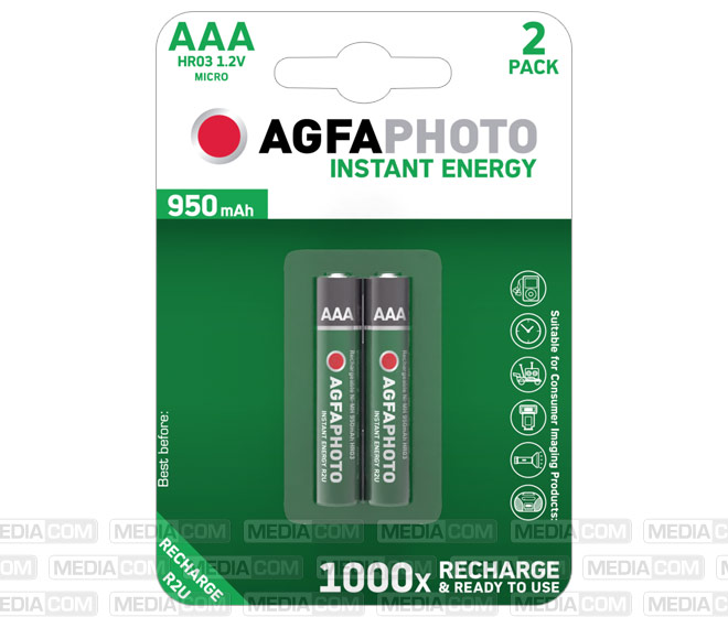 Akku NiMH, Micro, AAA, HR03, 1.2V/950mAh Akku NiMH, Micro, AAA, HR03, 1.2V/950mAh