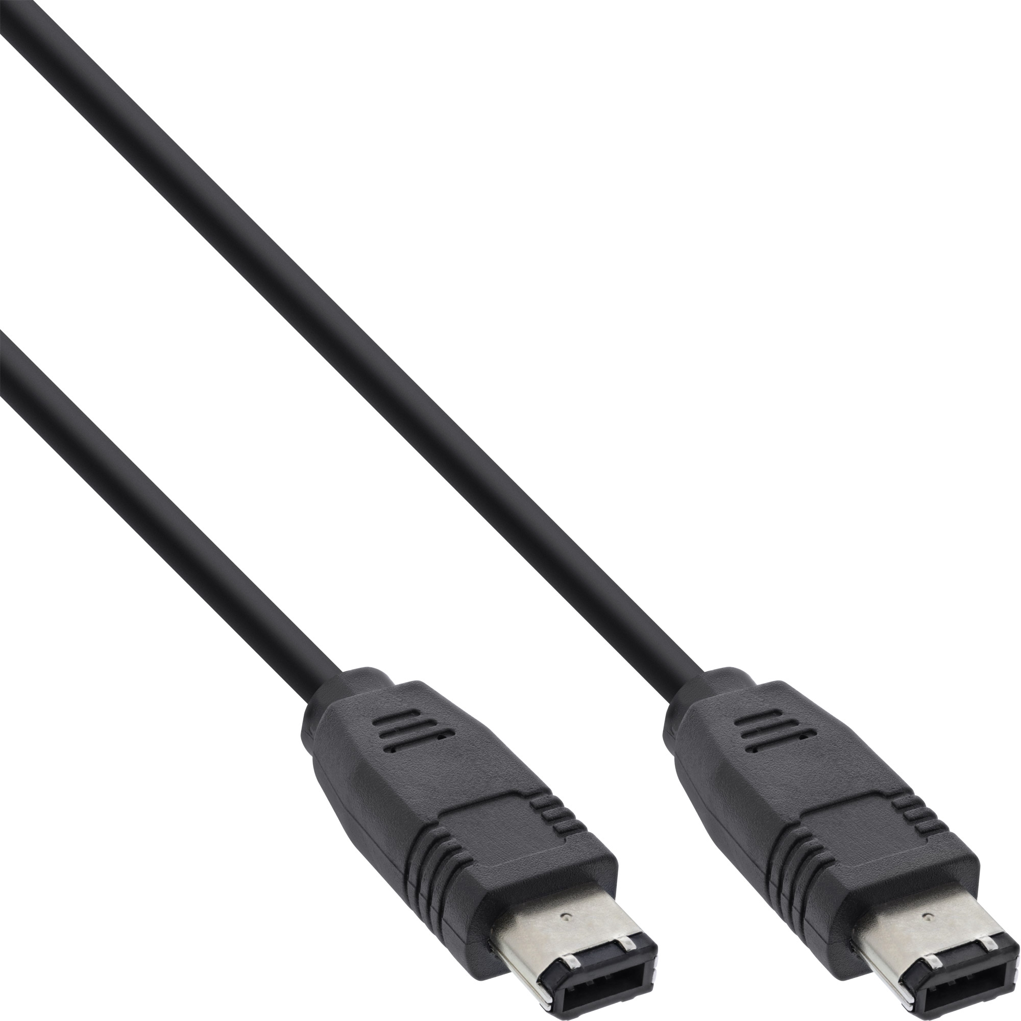 Inline® FireWire Kabel, IEEE1394 6pol Stecker / Stecker, schwarz, 1m Inline® FireWire Kabel, IEEE1394 6pol Stecker / Stecker, schwarz, 1m