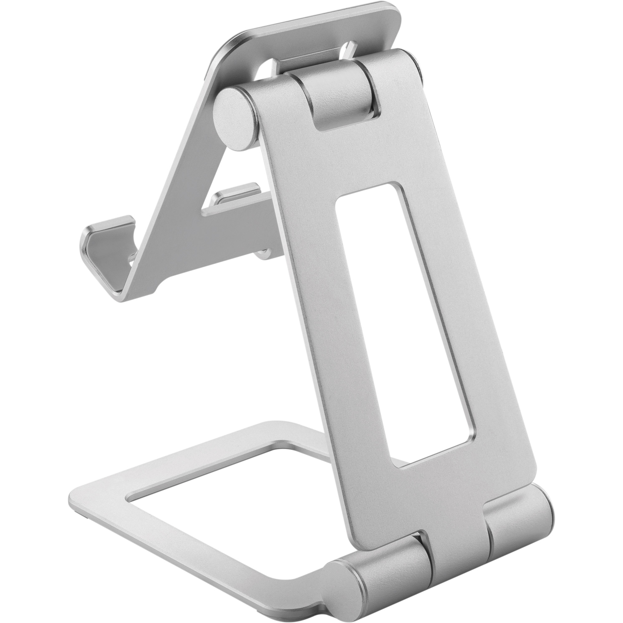 InLine® Smartphone & Tablet Halter, Aluminium, klappbar, bis 10 Zoll