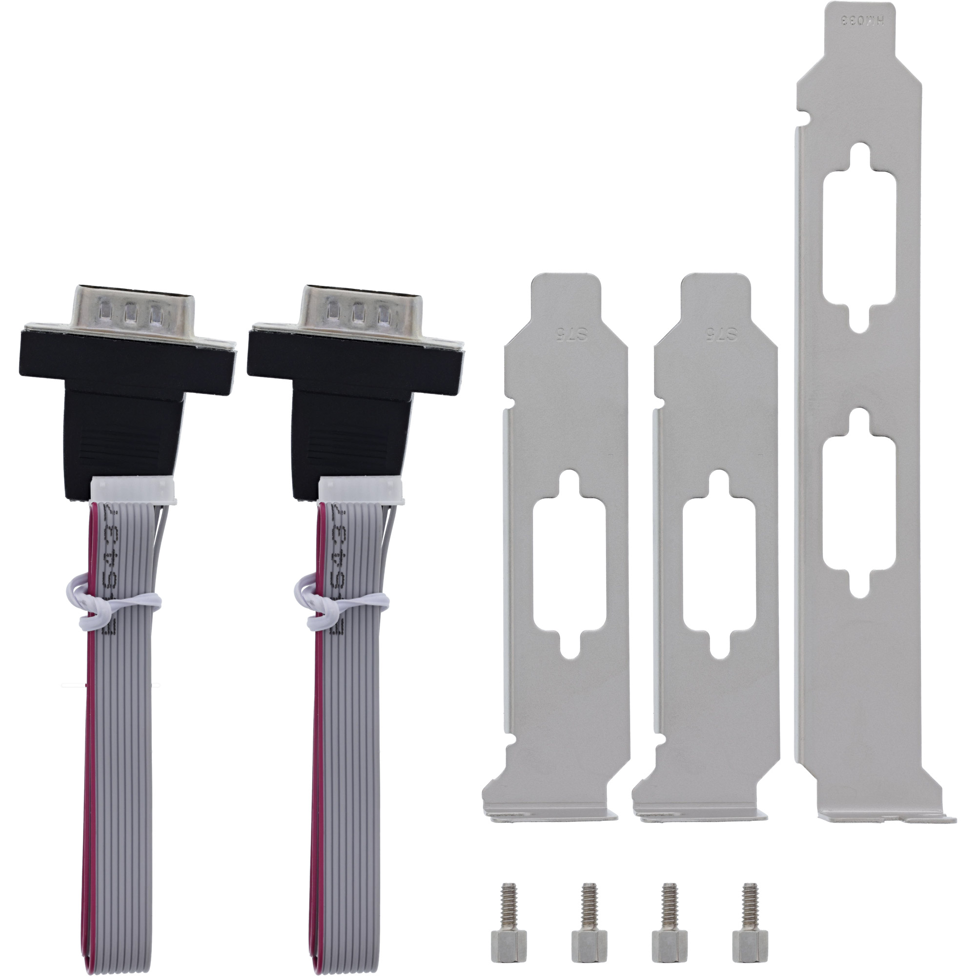 InLine® Schnittstellenkarte M.2 zu 2x seriell 9pol Stecker