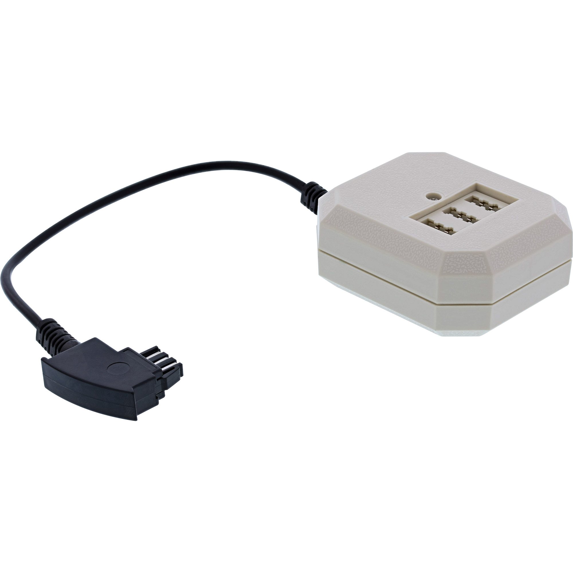 0.2m - Inline® TAE Adapter, TAE-F Stecker an TAE NFN + RJ11 (6P4C) Buchse