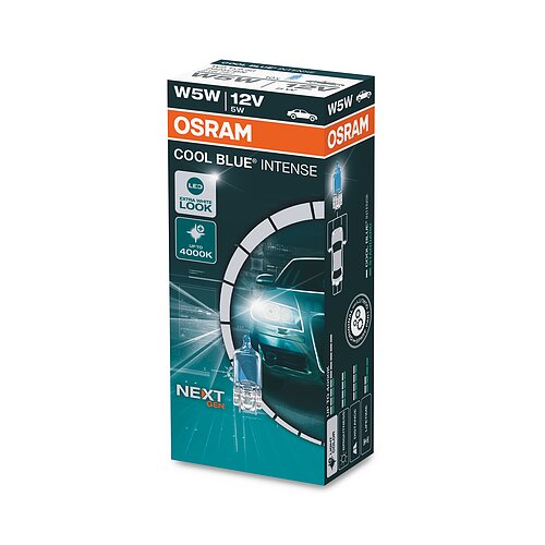 W5W 12V W2.1x9.5d 5W Cool Blue INTENSE NextGen. 4000K 1St. OSRAM