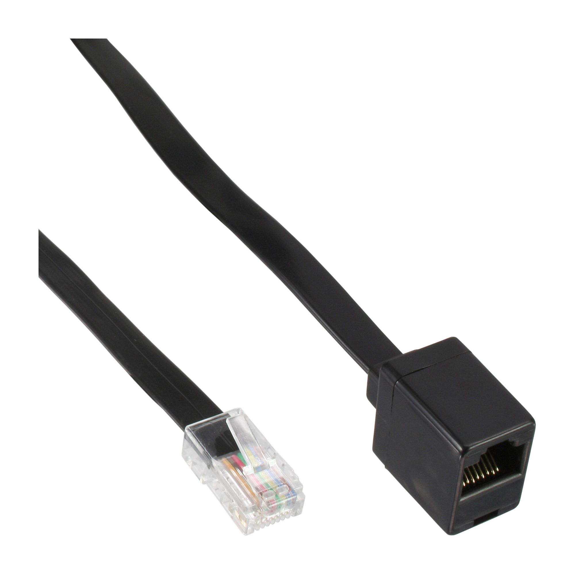 Inline® ISDN-VerLängerung, RJ45 (8P8C) Stecker / Buchse, 5m