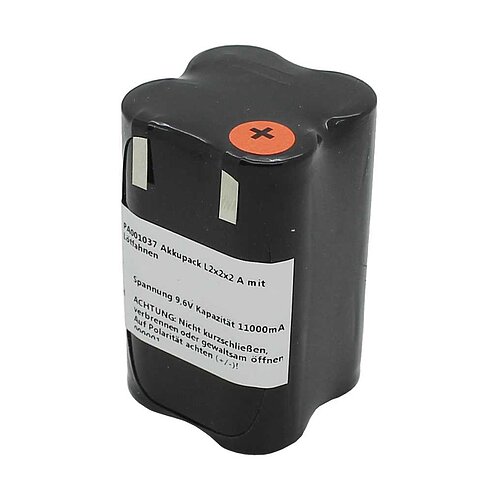 Akkupack NiMH 9,6V 1100mAh L2x2x2 2/3A mit Lötfahnen Akkupack NiMH 9,6V 1100mAh L2x2x2 2/3A mit Lötfahnen