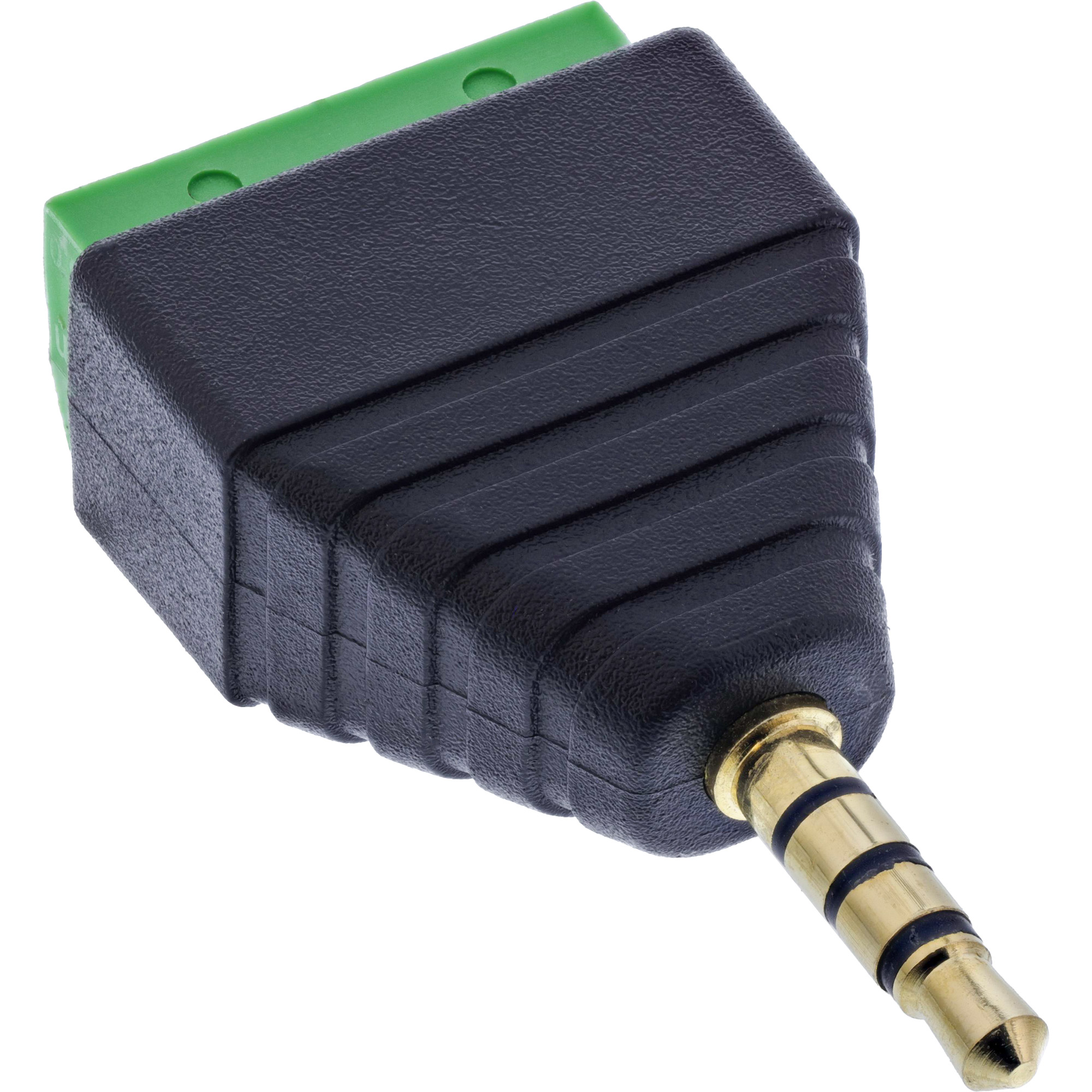 InLine® Adapter 3,5 mm Klinke 4-pol Stereo/Mikro auf Terminalblock, schwarz InLine® Adapter 3,5 mm Klinke 4-pol Stereo/Mikro auf Terminalblock, schwarz