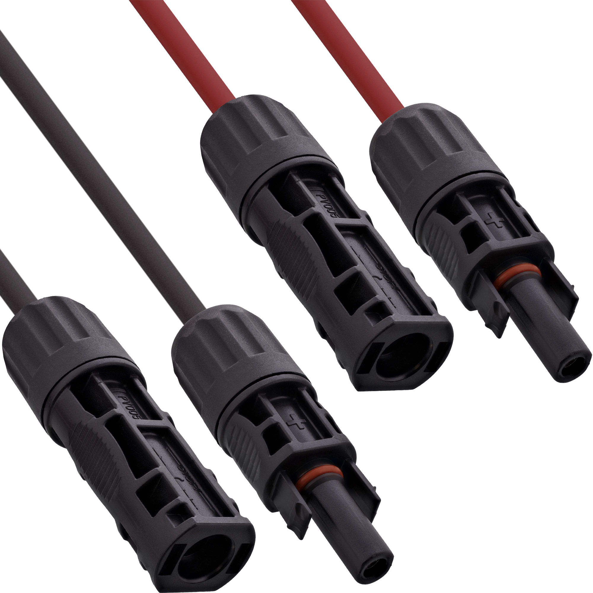 InLine® Solarkabel Verlängerungs-Set inkl. Solarstecker 6mm² schwarz/rot 7,5m InLine® Solarkabel Verlängerungs-Set inkl. Solarstecker 6mm² schwarz/rot 7,5m