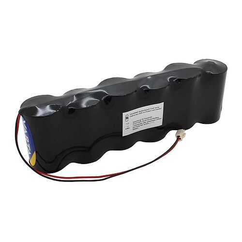 Batteriepack 9V F1x6 Varta Industrial LR20 mit Kabel und Stecker Batteriepack 9V F1x6 Varta Industrial LR20 mit Kabel und Stecker