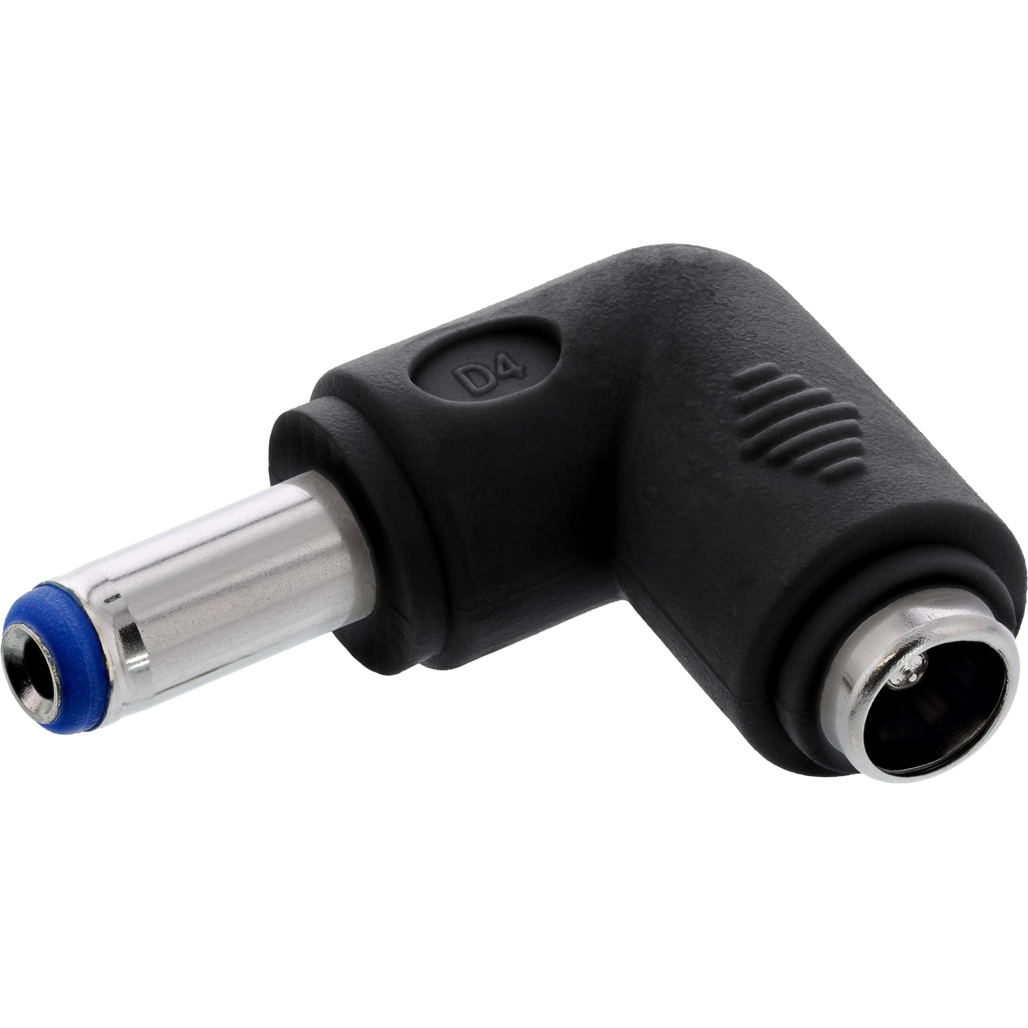 Inline® DC Adapter, 5,5x2,1mm DC Hohlstecker Stecker / Buchse gewinkelt Inline® DC Adapter, 5,5x2,1mm DC Hohlstecker Stecker / Buchse gewinkelt