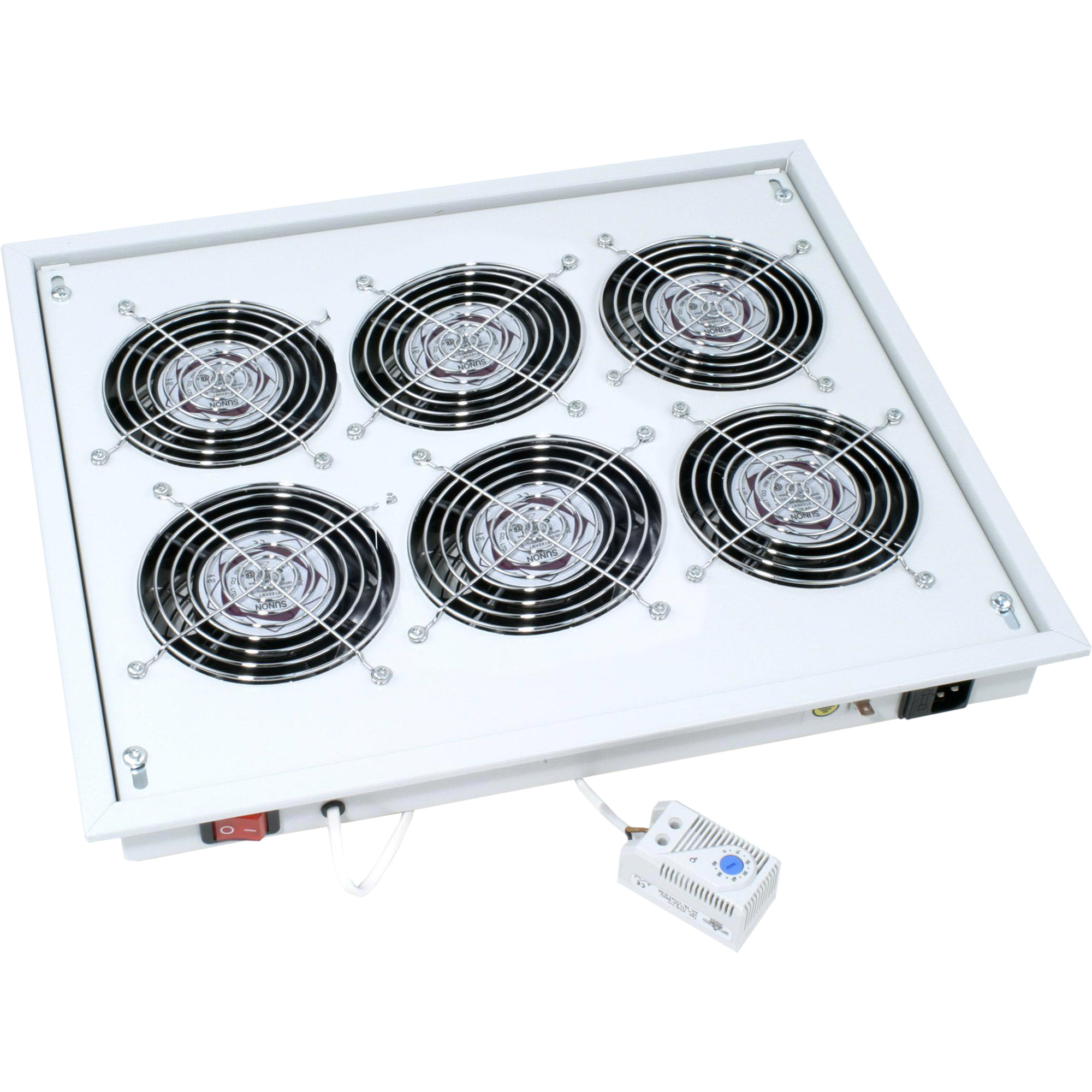 Triton RAC-CH-X05-X3 19" Belüftungseinheit für Dach/Boden, grau Triton RAC-CH-X05-X3 19" Belüftungseinheit für Dach/Boden, grau
