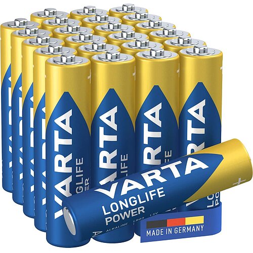 24x Varta Longlife Power AAA Micro LR03 Alkaline Batterie