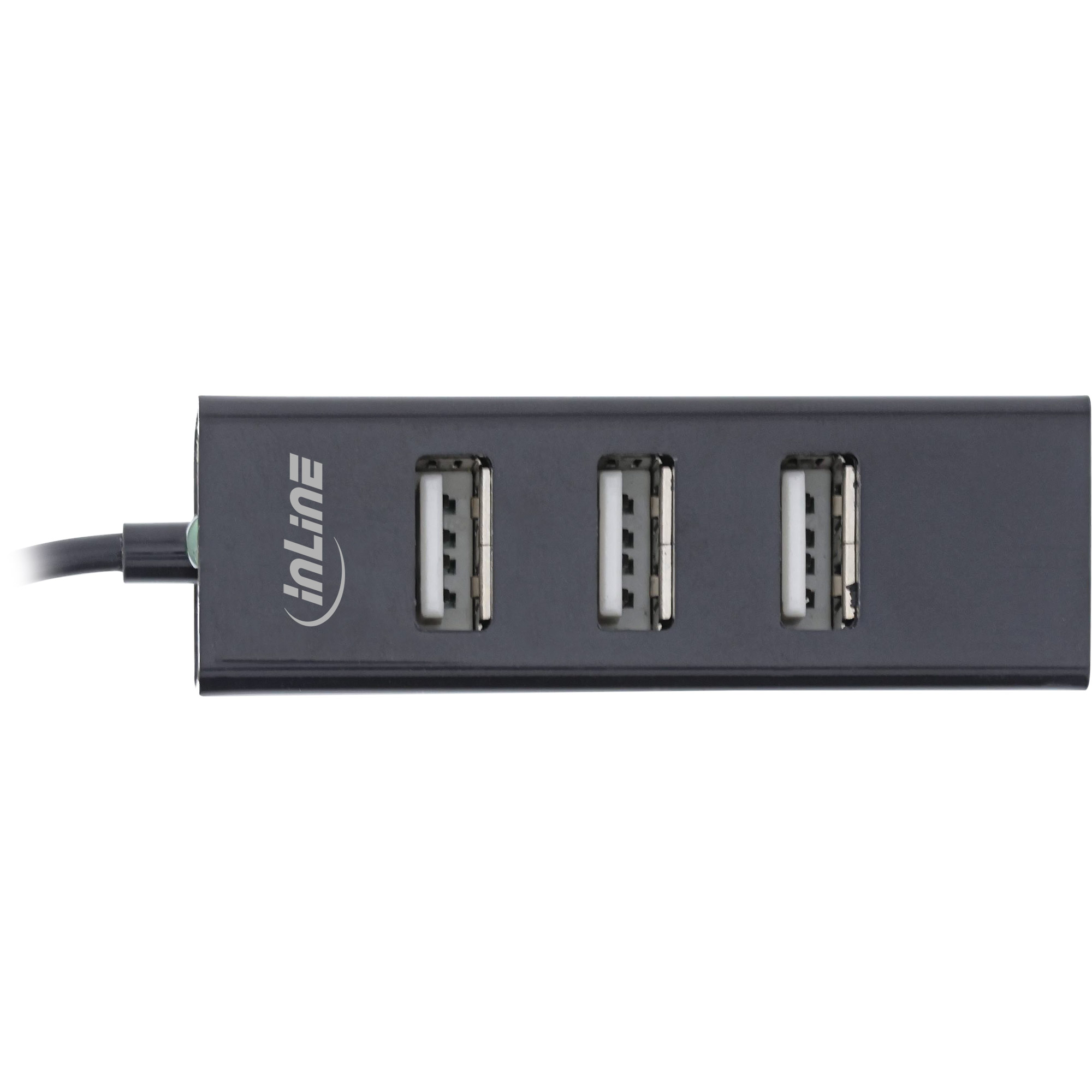 Inline® USB 2.0 4-Port Hub, USB-C Stecker auf 4x USB-A Buchse, Kabel 15cm Inline® USB 2.0 4-Port Hub, USB-C Stecker auf 4x USB-A Buchse, Kabel 15cm