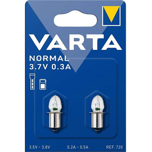 2x Varta 720 Vacuum P13,5 3,7V 0,3A